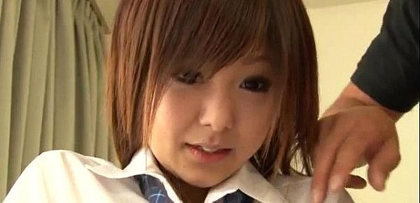  Amazing porn play with young doll Miku Airi